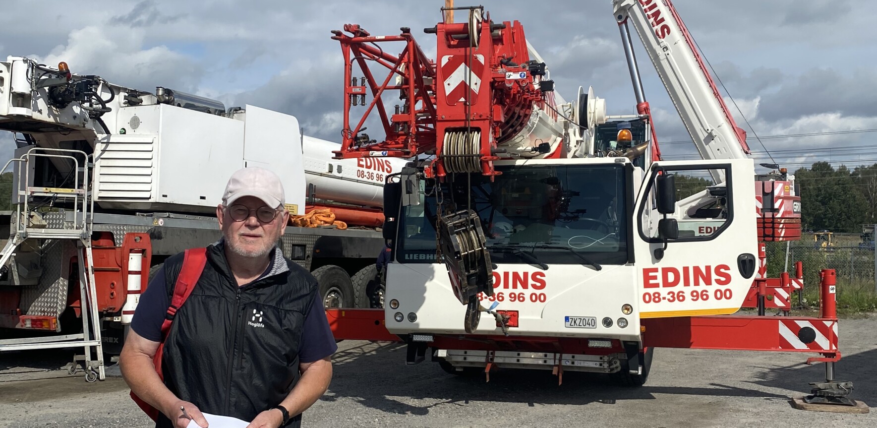 Arne Norlin Har kommer kranbilen